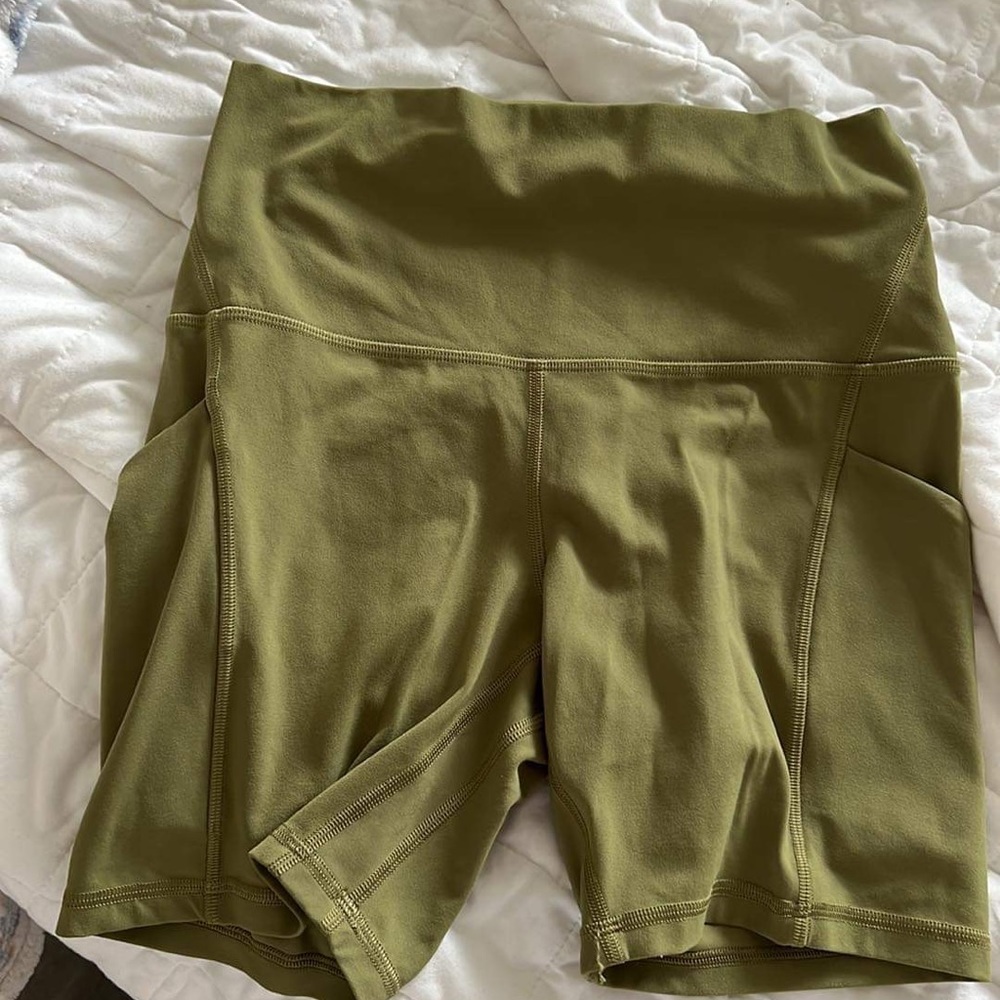 lululemon athletica Olive Bike Shorts
